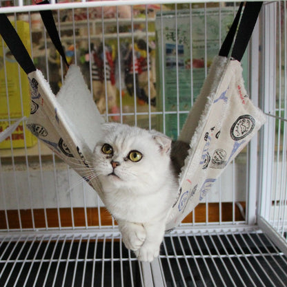 Cozy Hanging Cat Hammock Bed